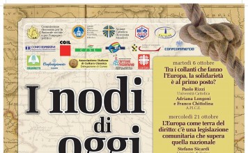 Franco Chittolina e Adriana Longoni a “I nodi di oggi” – Mondovì, 6 ottobre 2015