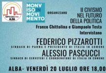 Venerdì 20 luglio, Alba: “Il civismo nel futuro della politica”