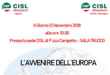 Lunedì 12 novembre, Genova: “L’avvenire dell’Europa”
