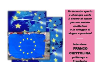 Mercoledì 23 gennaio, Saluzzo: “Europa: una scelta per il futuro”