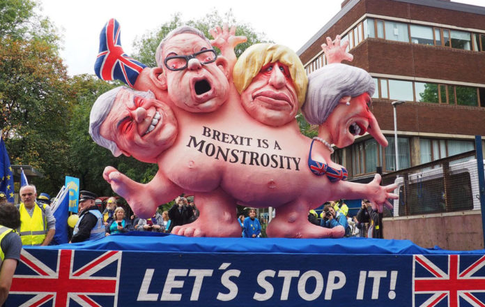 Brexit-is-a-monstrosity-float-2017-10-01-in-manchester-photo-robert-mandel