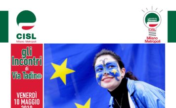 Venerdì 10 maggio, Milano: “I giovani e il futuro dell’Europa”