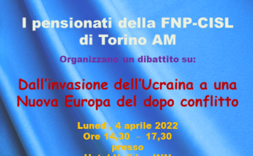 Lunedì 4 aprile: “Dall’invasione dell’Ucraina a una Nuova Europa del dopo conflitto”