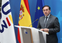 José Manuel ALBARES BUENO (Minister for Foreign Affairs, the European Union and Cooperation, Spain) Copyright: European Union Event: 2023 Spanish EU Presidency