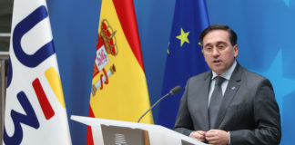 José Manuel ALBARES BUENO (Minister for Foreign Affairs, the European Union and Cooperation, Spain) Copyright: European Union Event: 2023 Spanish EU Presidency