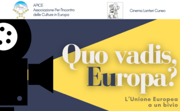 Mercoledì 15 maggio, Cuneo: al via la rassegna cinematografica “Quo vadis, Europa?”