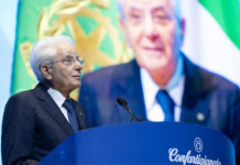 Il Presidente della Repubblica Sergio Mattarella in occasione Il Presidente della Repubblica Sergio Mattarella in occasione dell’Assemblea Generale di Confartigianato (foto di Francesco Ammendola - Ufficio per la Stampa e la Comunicazione della Presidenza della Repubblica) Roma, 27/11/2024 (II mandato) Fonte: Quirinale.it