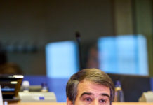 Raffaele Fitto, candidato a Vicepresidente esecutivo della Commissione europea responsabile per la coesione e le riforme. Photographer: Aurore Martignoni, copyright: European Union, 2024, Source: EC - Audiovisual Service