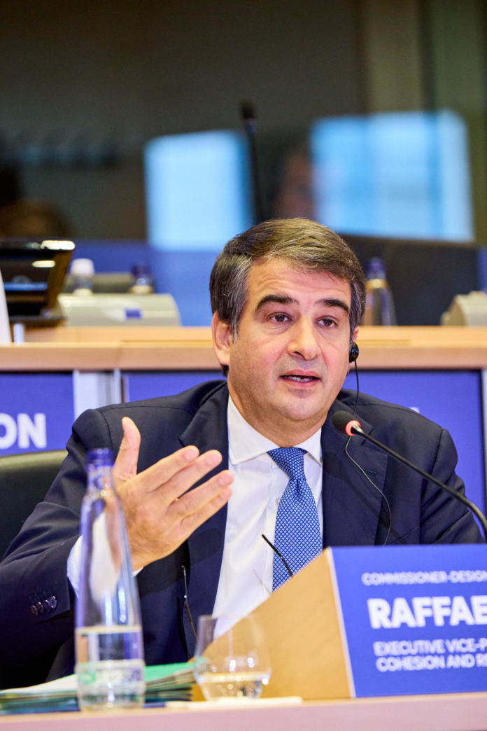 Raffaele Fitto, candidato a Vicepresidente esecutivo della Commissione europea responsabile per la coesione e le riforme. Photographer: Aurore Martignoni, copyright: European Union, 2024, Source: EC - Audiovisual Service