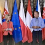 Ursula von der Leyen e Donald Tusk (Primo Ministro della Polonia), Photographer: Dati Bendo, Copyright: European Union, 2024, Source: EC - Audiovisual Service