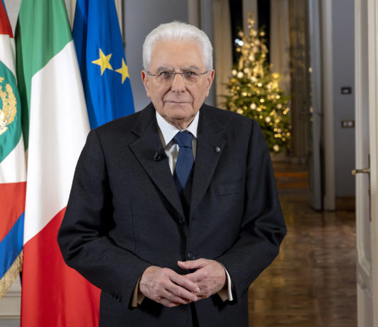 Roma- Il Presidente della Repubblica Sergio Mattarella in occasione del discorso di fine anno, oggi 31 dicembre 2024. (Foto di Paolo Giandotti - Ufficio Stampa per la Stampa e la Comunicazione della Presidenza della Repubblica)