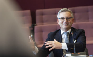 Magnus Brunner, Commissario europeo per gli Affari interni e la migrazione, Photographer: Nicolas Landemard, copyright: European Union, 2025, Source: EC - Audiovisual Service