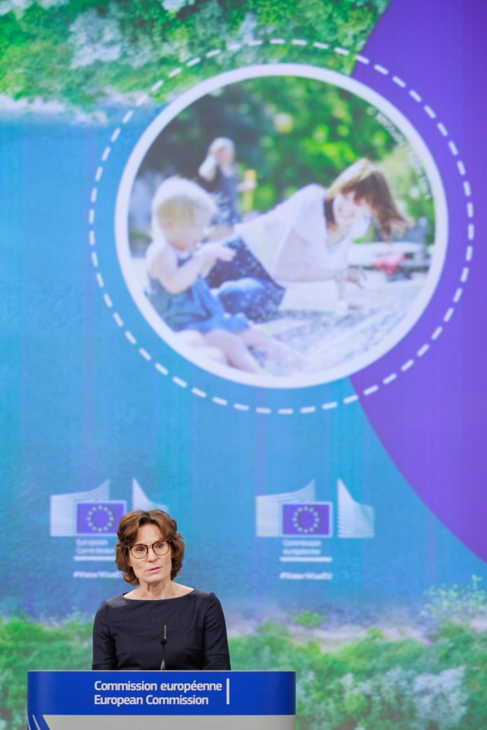 Il 4 febbraio 2025, Jessika Roswall, Commissario europeo per l'ambiente, la resilienza dell'acqua e un'economia circolare competitiva, ha tenuto una conferenza stampa sul pacchetto Acqua. Photographer: Christophe Licoppe. Copyright: European Union, 2025, Source: EC - Audiovisual Service
