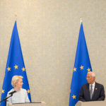 Ursula von der Leyen, presidente della Commissione europea, si è recata a Samarcanda, in Uzbekistan, dove ha partecipato al primo vertice UE-Asia centrale, insieme ad Antonio Costa, presidente del Consiglio europeo, Photographer: Dati Bendo, copyright: European Union, 2025, Source: EC - Audiovisual Service
