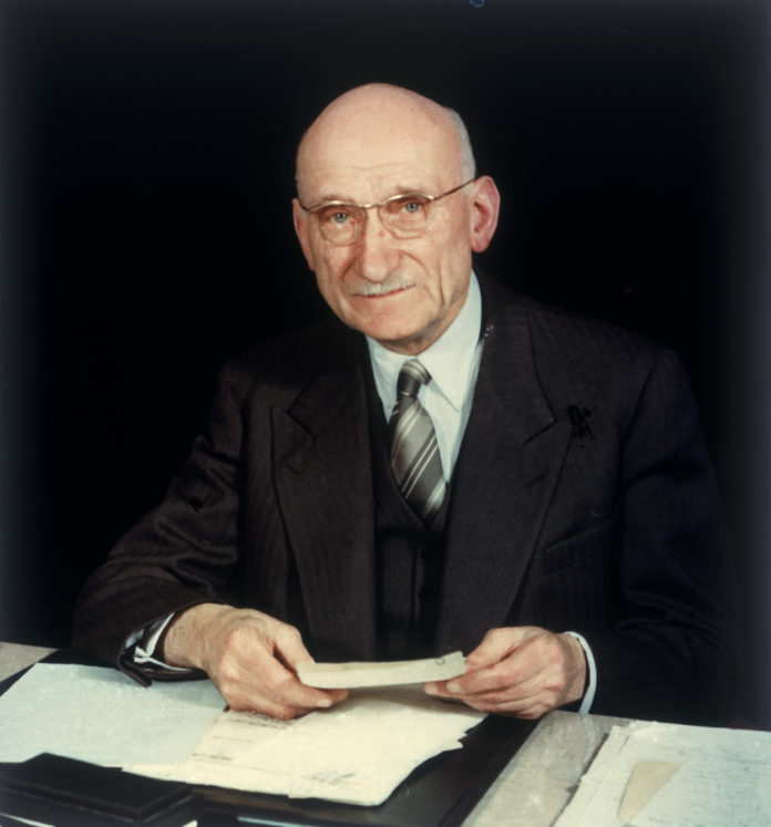 Robert Schuman. Copyright: European Communities, 1958, Source: EC - Audiovisual Service