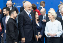 Ursula von der Leyen, Edi Rama, Volodymyr Zelensky a Tirana, 16/05/2025. Photographer: Aurore Martignoni, COPYRIGHT: European Union, 2025, Source: EC - Audiovisual Service