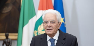 Palazzo del Quirinale, 06/09/2025 (II mandato) Il Presidente Sergio Mattarella nel corso del videomessaggio in occasione del 51° Forum Ambrosetti di Cernobbio