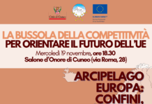 19 novembre, Cuneo: “Arcipelago Europa: confini, movimenti, popoli” con Adriano Favole