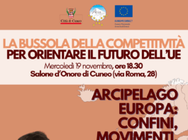 19 novembre, Cuneo: “Arcipelago Europa: confini, movimenti, popoli” con Adriano Favole