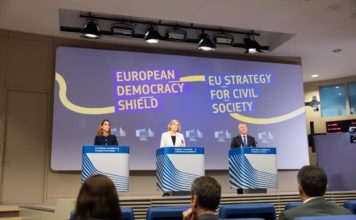 Democrazia sotto attacco nel mondo e in Europa Source EC - Audiovisual Service Cooperators Photographer : Aurore Martignoni Copyright European Union, 2025