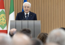 Intervento del Presidente Mattarella in occasione della XVIII Conferenza delle Ambasciatrici e degli Ambasciatori d’Italia Il Presidente della Repubblica Sergio Mattarella alla XVIII Conferenza delle Ambasciatrici e degli Ambasciatori d’Italia (foto di Francesco Ammendola - Ufficio per la Stampa e la Comunicazione della Presidenza della Repubblica). Copyright: Quirinale.it