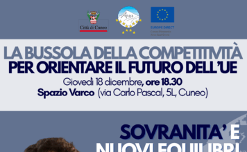 18 dicembre, Cuneo: “Sovranità e nuovi equilibri globali” con Giacomo Mariotto