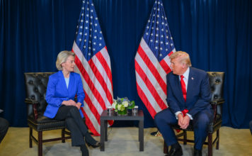 USA-Unione Europea, botta e risposta Source EC - Audiovisual Service Cooperators Producer : CE - Service audiovisuel Photographer : Dati Bendo Copyright European Union, 2025