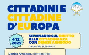 VIDEO | CITTADINI E CITTADINE D’EUROPA primo seminario online sul diritto alla cittadinanza con Denise Arneodo