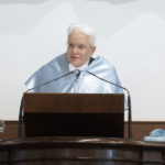 Il Presidente della Repubblica Sergio Mattarella in occasione della cerimonia di consegna dell’onorificenza accademica di Dottore Honoris Causa conferita dall’Università di Salamanca (Copyright: foto di Francesco Ammendola - Ufficio per la Stampa e la Comunicazione della Presidenza della Repubblica)
