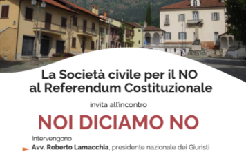18 marzo, Piossasco: Franco Chittolina interviene nell’incontro “Noi diciamo no”