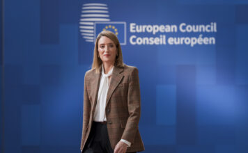 Metsola al Consiglio: “Non possiamo lasciare la discussione sui finanziamenti per ultima” EP-213051A - Photographer: Daina LE LARDIC © European Union 2026 - Source: EP