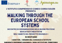 12 ottobre, Cuneo: APICEUROPA interviene all’evento”Walking through the European School System”