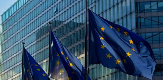 Foto di Marco da Pexels: https://www.pexels.com/it-it/foto/bandiere-amministrazione-pali-della-bandiera-commissione-europea-13153479/